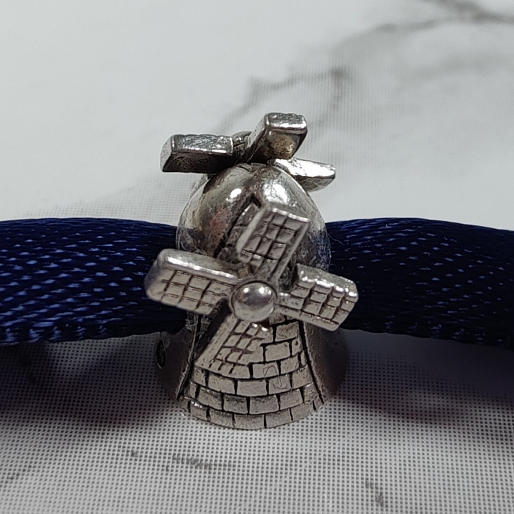 Reflections Sterling Silver Windmill Bracelet Cha… - image 2